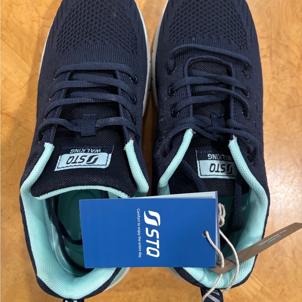 STQ Navy Walking Shoes